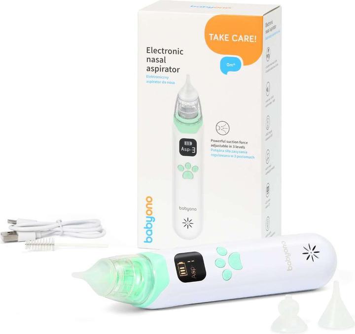 Actual product image Babyono Take Care Electronic Nasal Aspirator - Quantity: 1, Type: Electronic