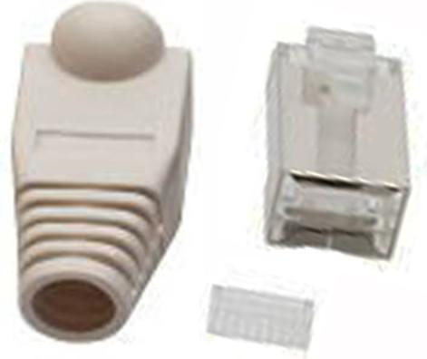 Actual product image InLine Crimp plug RJ45 shielded (Network cable plug)