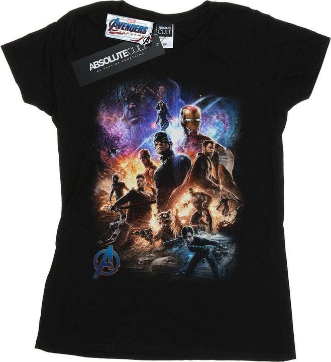 Avengers Endgame Charakter Montage Baumwolle TShirt