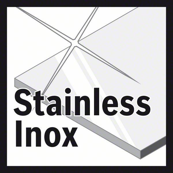 Produktbild Bosch Professional Zubehör PRO Stainless Steel clean Kegelbürste, 100 x 0,35 mm, Gewinde (P100)