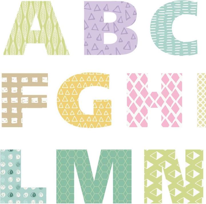 Image du produit Trenddeko Alphabet Motif Géométrique (61 x 90 cm)
