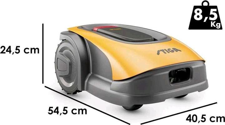 Actual product image Stiga The A 1500 is the only robotic lawnmower with 's unique patented Active Gu (1500 m²)
