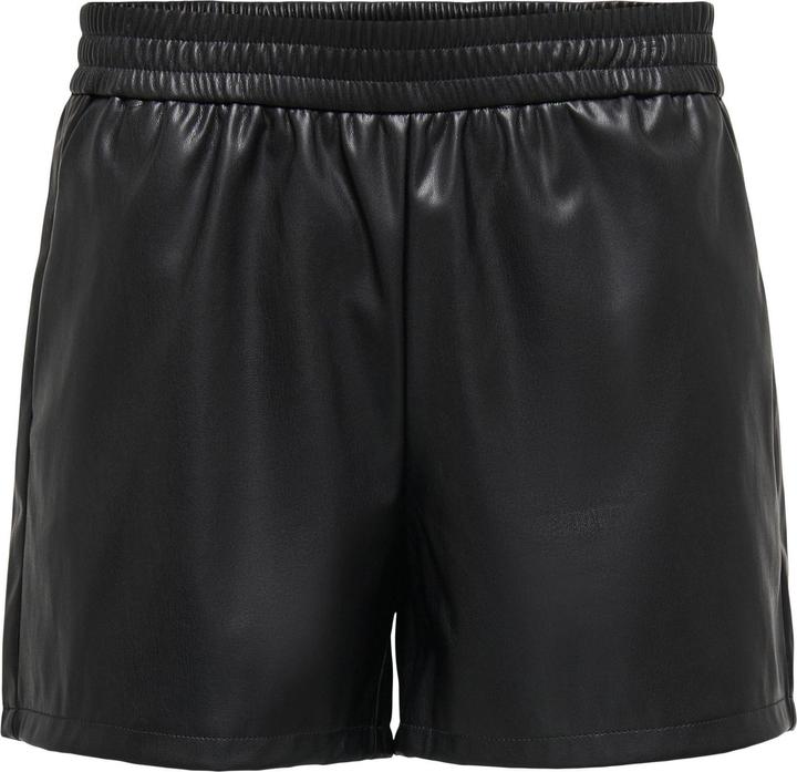 JdY JDYALAIA Mittlere Taille Normal geschnitten Kunstledershorts Kunstledershorts (S)