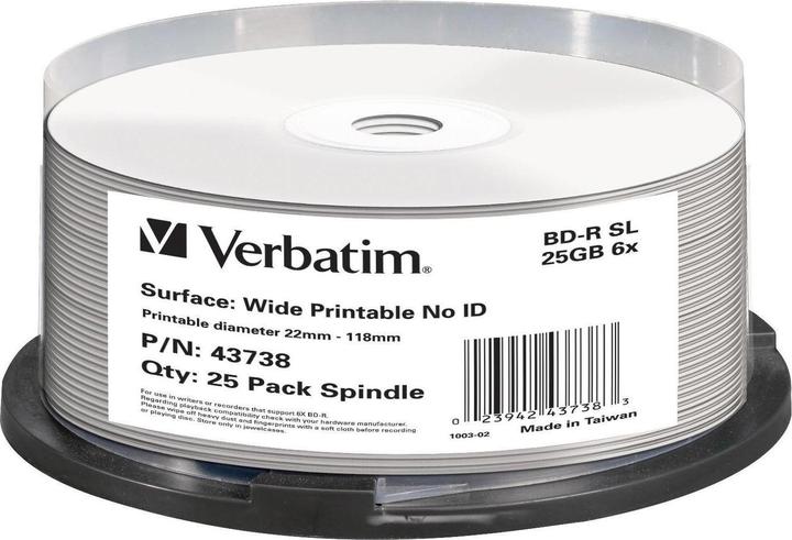 Actual product image Verbatim Spindle (25 x)