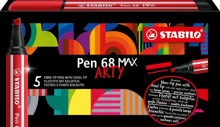 Produktbild STABILO Pen 68 MAX (Smaragdgrün, 5 x)