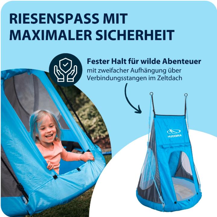 Actual product image Hudora Zelt Cosy Castle für Nestschaukel 90