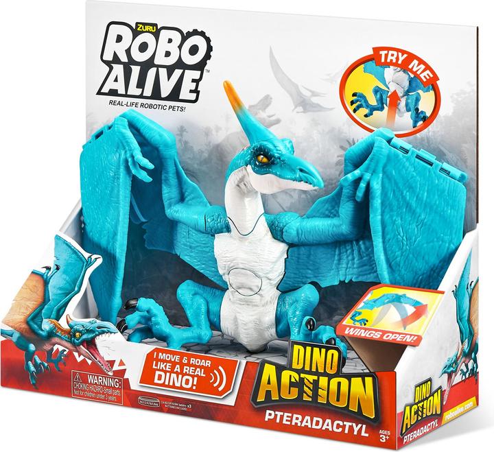 Immagine prodotto Zuru ROBO ALIVE Dino Pterodactyl Azione S1, Multicolore, 7173