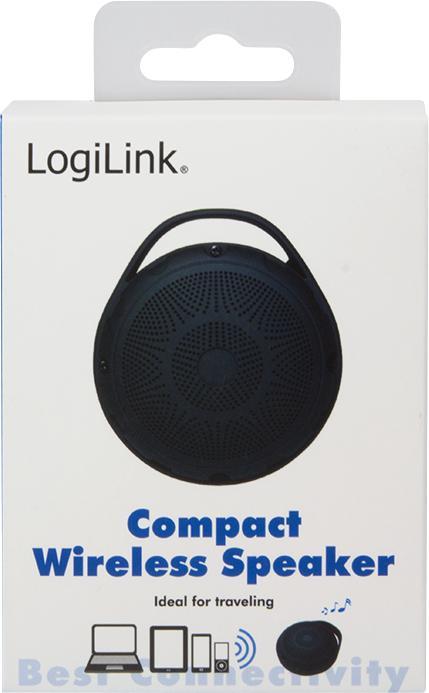 Image du produit LogiLink Haut-parleur Bluetooth avec radio FM et lecteur MP3 (3 h, Alimentation via port USB)