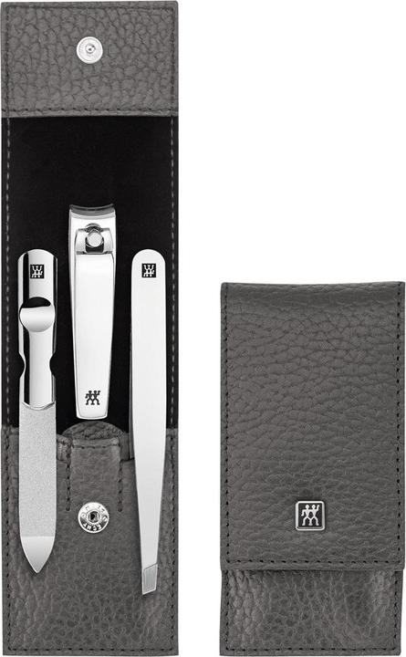 Immagine prodotto Zwilling Set da viaggio Classic Inox - Custodia in pelle per 3 pezzi - grigio
