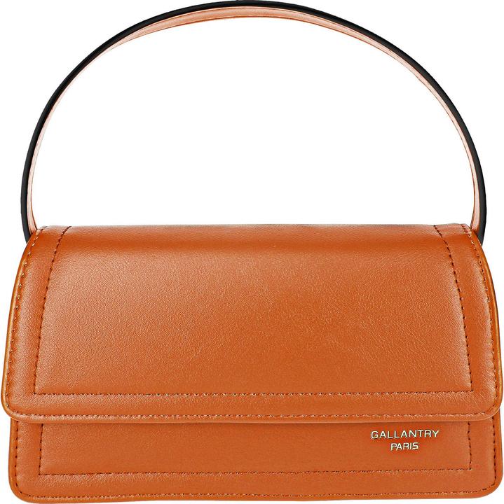 Produktbild Gallantry Braune Handtasche aus glattem Kunstleder (15 l)