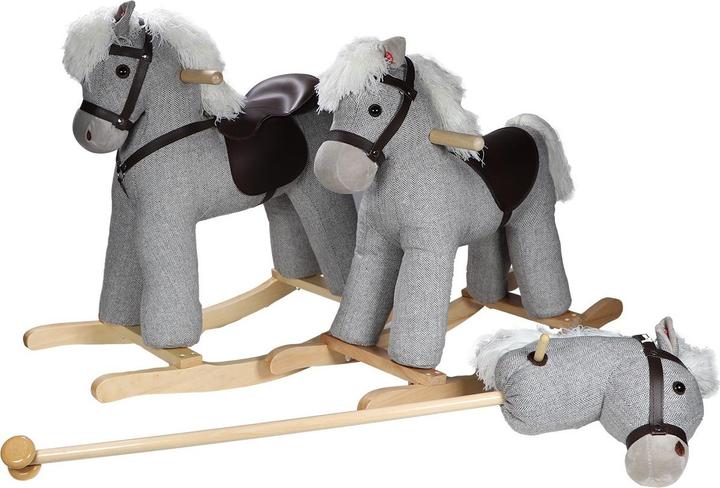 Produktbild Tryco Baby Schaukelpferd gross Grau