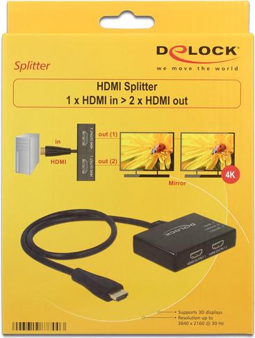 Image du produit Delock Répartiteur de moniteur HDMI