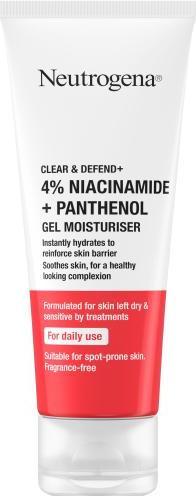 Actual product image Neutrogena Clear & Defend+ Gel Moisturiser (50 ml, Face gel)