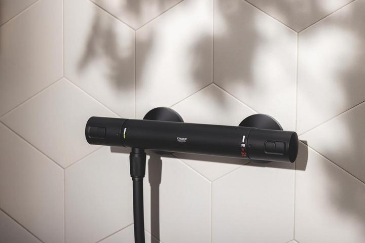 Image du produit Grohe Flexible de douche Vitalio Flex QuickFix, 1500mm, universel, noir mat (150 cm)