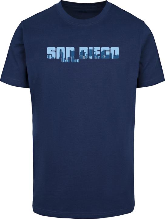 Produktbild Merchcode Grand San Diego Skyline T-Shirt Round Neck - 113515 (XL)