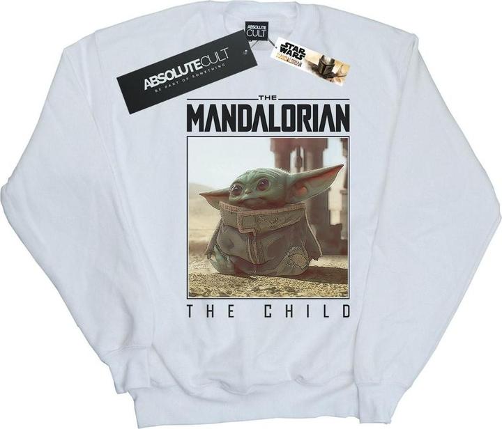 Actual product image Star Wars Mens The Mandalorian The Child Frame Sweatshirt (M)