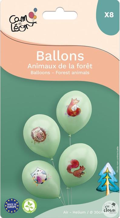 Produktbild P'tit Clown Luftballons Tiere Get Wild