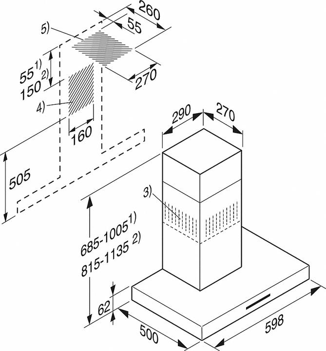 Produktbild Miele PUR 68 W (Wandhaube)