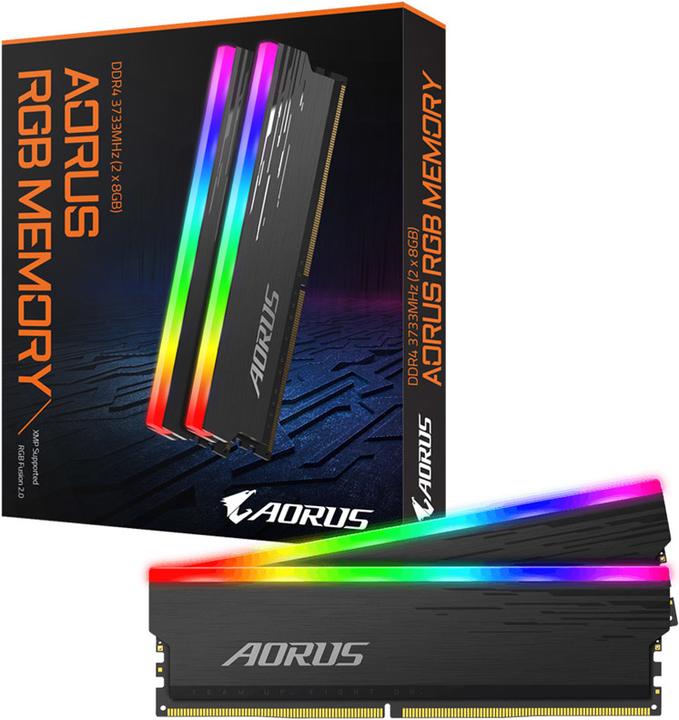 Produktbild Gigabyte Aorus RGB (2 x 8GB, 3733 MHz, DDR4-RAM, DIMM)