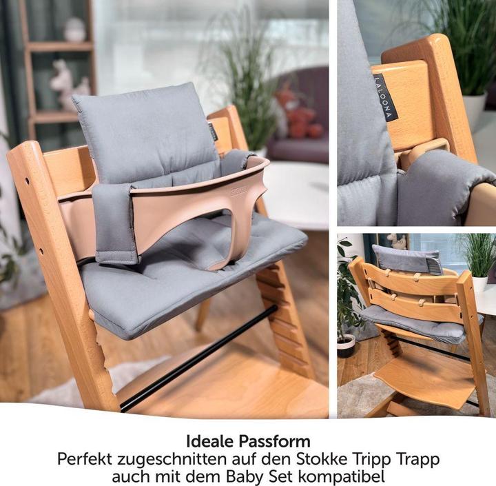 Produktbild La Loona LaLoona Sitzverkleinerer für Hochstühle Sitzkissen / Hochstuhlauflage für Stokke Tripp Trapp