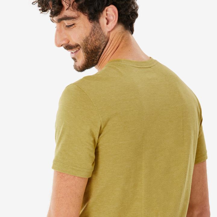 Produktbild Quechua Wandershirt Herren kurzarm - NH500 Fresh khaki (S)