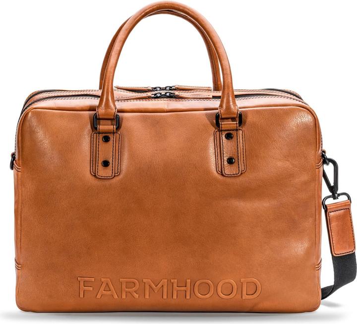 Farmhood Memphis Aktentasche Leder 42 cm Laptopfach (16.14")