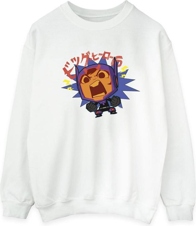Disney Big Hero 6 Baymax Hiro Angry Manga Sweatshirt