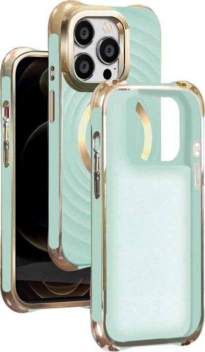 Actual product image OEM Circle Glam Mag case for iPhone 13 / 14 6,1" mint (Apple iPhone 13, Apple iPhone 14)