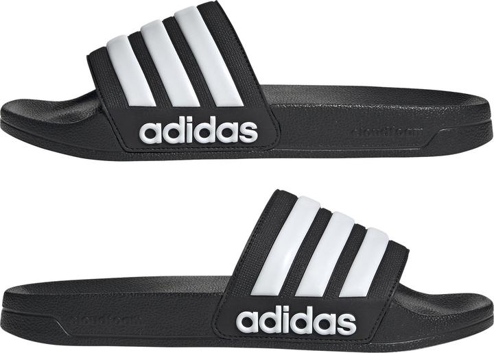 Produktbild adidas ADILETTE SHOWER,CBLACK/FTWWHT/CBLAC CBLACK/FTWWHT/CBLACK Grösse: 12 (47)