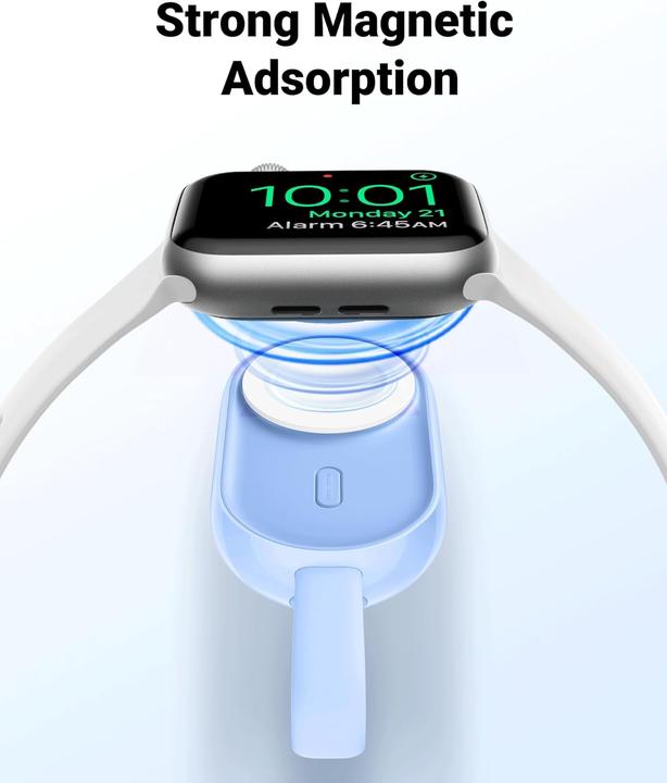 Actual product image Veger Mini Powerbank kompatibel mit Apple Watch Series (9-1) (1200 mAh)