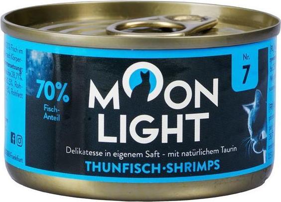 Produktbild Moonlight Dinner Nr 7 Tuna and shrimps - wet cat food - 80g (Adult, 80 g)