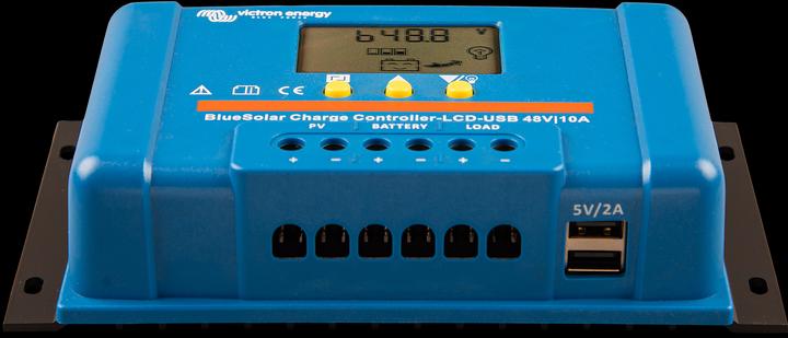 Immagine prodotto Victron Energy Blue-Solar PWM-LCD&USB Charge Controller PWM 12 V, 24 V, 48V 30A