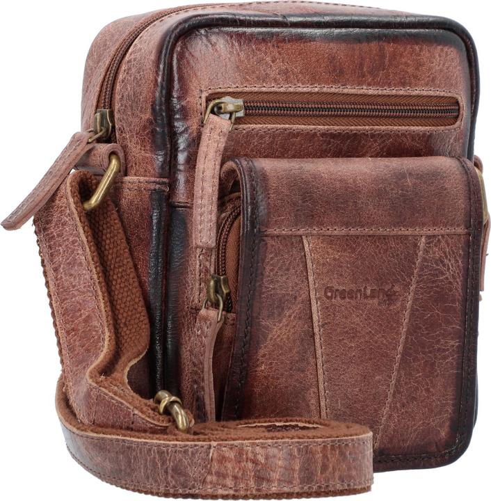 Produktbild Greenland Nature Mascu & Line Umhängetasche Leder 20 cm