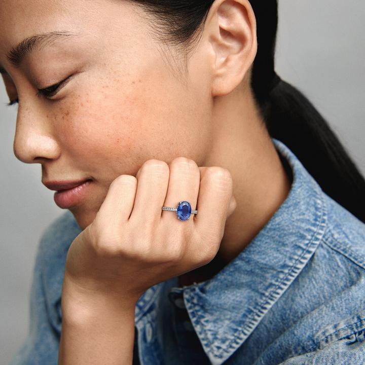 Produktbild Pandora Sparkling Statement Halo Ring (50, 925 Silber)