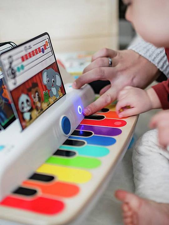 Actual product image Hape Deluxe Magic Touch Piano (German, French, Italian, English)
