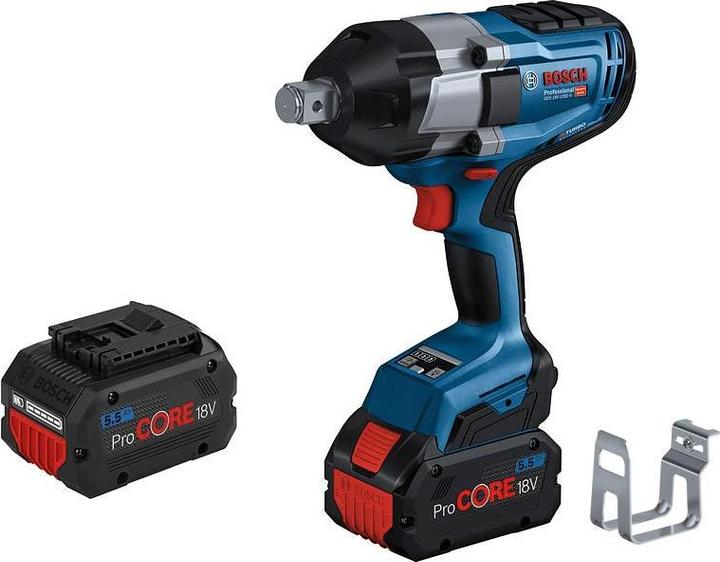 Produktbild Bosch Professional Akku-Drehschlagschrauber GDS 18V-1050 H, 2 Akku ProCORE18V 5.5Ah, Ladg., L-BOXX (Akkubetrieb)