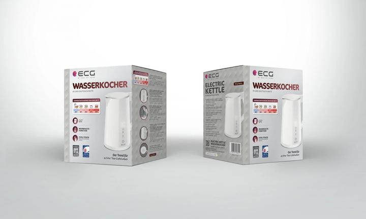Actual product image ECG RK 1893 Digitouch electric kettle White (1.70 l)
