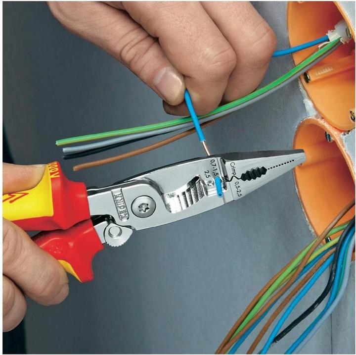 Actual product image Knipex Pliers for Electrical Installation (200 mm)