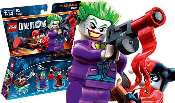 Produktbild LEGO Dimensions Joker Harley Team Pack (LEGO Dimensions)