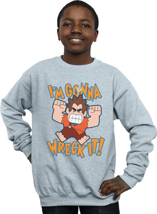 Produktbild Disney Wreck It Ralph I'm Gonna Wreck It Sweatshirt Jungen (140, 146)
