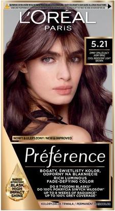Actual product image L'Oréal Paris L'Oreal Preference Hair Color 521 Light Brown (521 Light Brown)