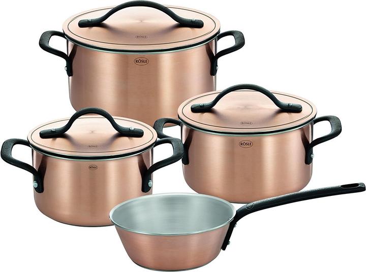 Rösle Batterie de 4 pièces Chalet (Ensemble de casseroles et de poêles de cuisson)