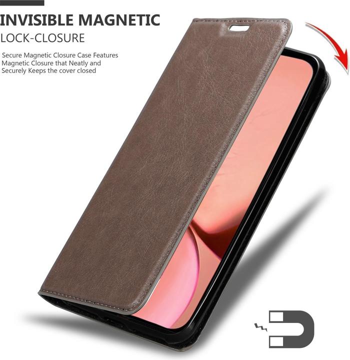 Immagine prodotto Cadorabo Libro Invis. Coperchio magnetico (Apple iPhone 13 Pro)