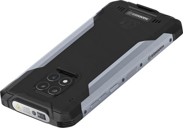 Actual product image Hammer Construction (128 GB, Black, Silver, 6", SIM + eSIM, 16 Mpx, 4G)