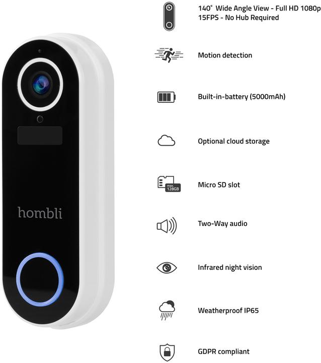 Produktbild Hombli Smart Doorbell 2 + Chime 2 (WLAN)