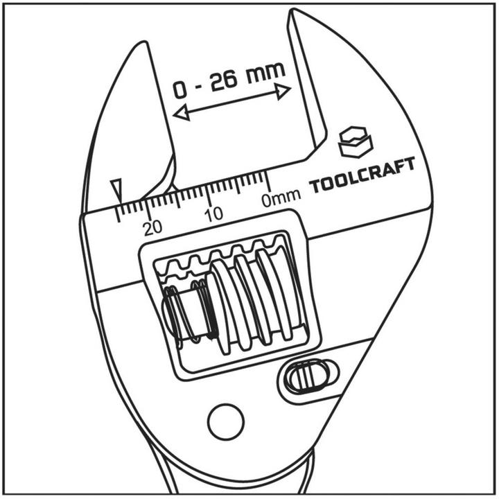 Actual product image Toolcraft Ratchet spanner 0 - 26 mm (19 mm, 6 mm, 12 mm, 24 mm, 14 mm, 22 mm, 16 mm, 23 mm, 10 mm, 21 mm, 18 mm, 7 mm, 17 mm, 11 mm, 3 mm, 5 mm, 15 mm, 26 mm, 8 mm, 9 mm, 13 mm, 20 mm, 25 mm, 4 mm)