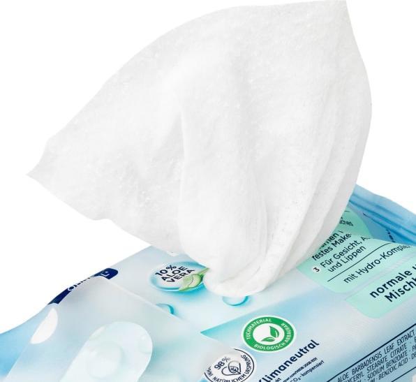 Produktbild dm Balea Erfrischend 3in1 (Reinigungstücher)