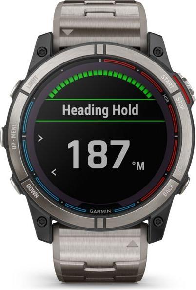 Image du produit Garmin quatix 7X Sapphire Solar Titan" GPS Marine Smartwatch (51 mm)