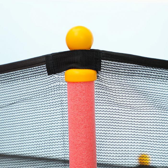Produktbild Swisshandel24 Kinder Trampolin Ø163,5 cm, Indoor Trampolin, Kindertrampolin bis 50 kg Rot (163.50 cm)