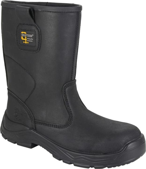 Actual product image Grafters Mens Waterproof Safety Rigger Boots (S1, 40)